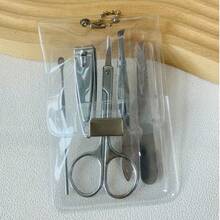 5PCS/Set All-In-One Manicure Pedicure Nail Care Kit With Clipper And Portable Pouch, For Home Hand Foot Grooming, Travel, Family Care, And Personal Nail Maintenance - Multicolor - View 10