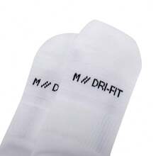 Nike Comfortable Breathable Casual Versatile Daily Commute Running Ankle Socks Unisex White 2-Pack - White - View 10