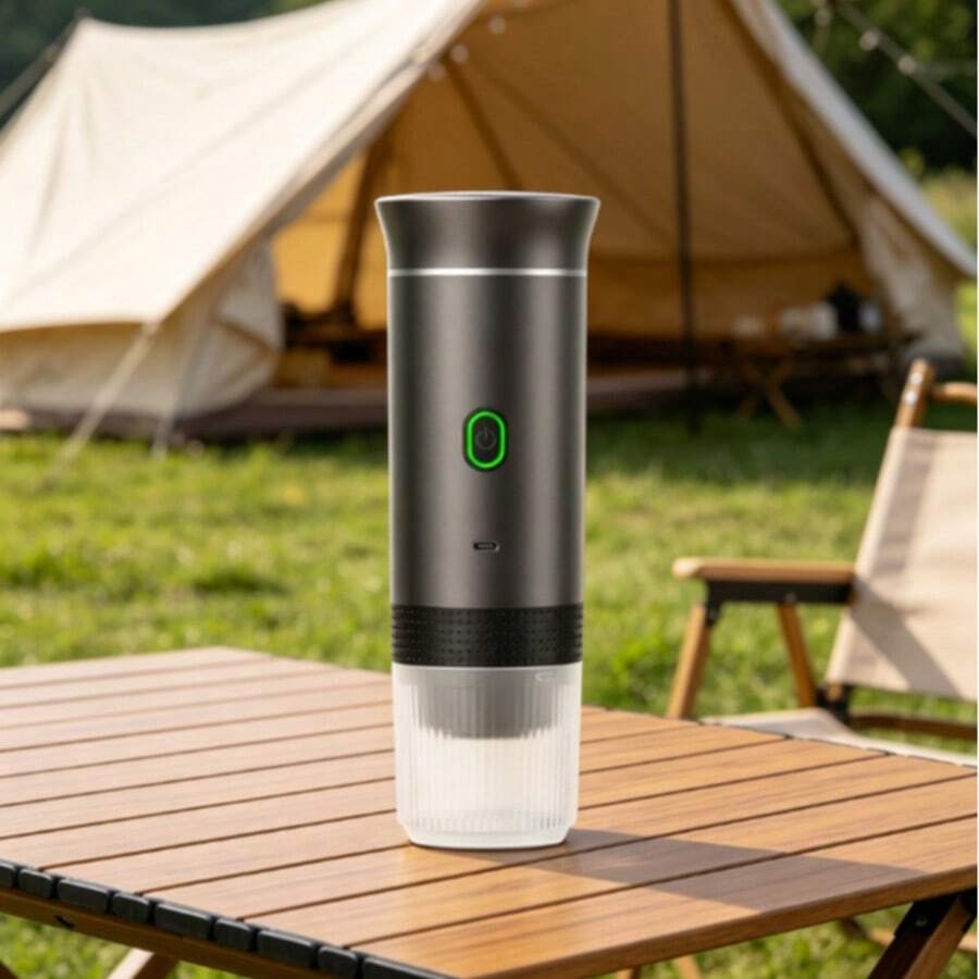 3 In 1 Coffee Machine Coffee Maker Work With Capsule And Ground Coffee, Mini Travel Coffee Maker, Cordless 15Bar Mini Cold Brew And Heating With 150ml Cup, Suitable For Home, Office, Camping, Car And Travel - Single cup coffee machines - View 1