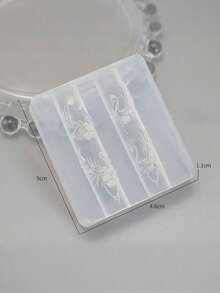 Multi-Style Nail Art Embossed Silicone Molds, Flower Phoenix Butterfly 3D Carving Shaping Tools - Multicolor - View 5