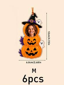 Dekorasi Gantung Halloween Foto Kustom, Liontin Rumah Hantu , Dekorasi Pohon Rumah, Kenang-kenangan Wajah yang Dipersonalisasi, Dekorasi Ruangan Musim Gugur, Hadiah Liburan Kustom, Cocok untuk Keluarga dan Teman, Dekorasi Halloween yang Dapat Disesuaikan, Gantungan Tas, Dekorasi Rumah - Gaya B - View 16