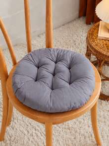 Round Thickened Floor Cushion, Quilted Tatami Seat Pad, Can Be Used For Chair And Back Support, Multi-Functional Chair Pad, Suitable For Home, Office, Dorm, Student Desk, Dining Chair, Meditation, Reading Corner, Bedroom, Living Room, Balcony And Modern Home Decor - Multicolor - View 16