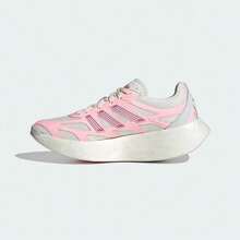 Adidas 女款休閒跑步經典運動鞋 - 粉色 - 查看 1