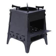 Sturdy Metal Frame, Stable Combustion Chamber For  Outdoor Cooking And Heating - Black - View 1