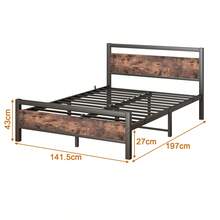 Bed Frames - 棕色 140*190厘米 - 查看 7