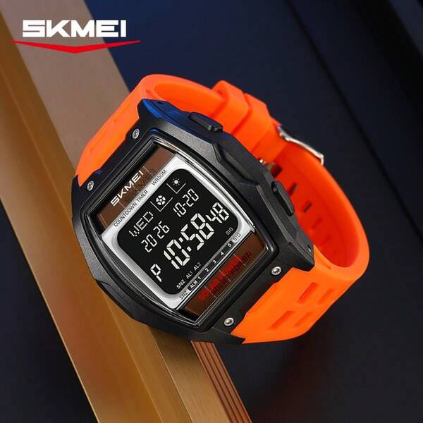 Skmei 2750 Hot Sell Solar Watch Fancy Gents Digital Watch Silicone Band Date Display Chrono Multi Function Sports Wristwatch