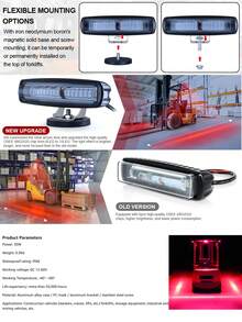 Lampu Penanda Samping Forklift LED 30W DC 12V-80V Berkedip - A - View 11