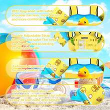Chriffer Kids Swim Vest Life Jacket For Boys & Girls 30‑55 Pounds, Toddler Swim Training Floaties With Shoulder Harness & Arm Wings,  Learn‑To‑Swim Pool Float Vest For 2‑3‑4‑5‑6‑7 Years Old Baby - Y-yellow - View 2