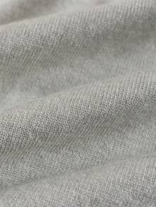 Boys' Stand Collar Full Zip Long Sleeve Knitted Cardigan, Vertical Striped Contrast Color Casual Versatile Knit Jacket, Suitable For School Daily Wear In Autumn/Winter - Grey - View 9