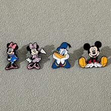1pc Disney Cute Cartoon Creative Personality Mickey Minnie Metal Badge Donald Duck Brooch Accessory Pin - View 5