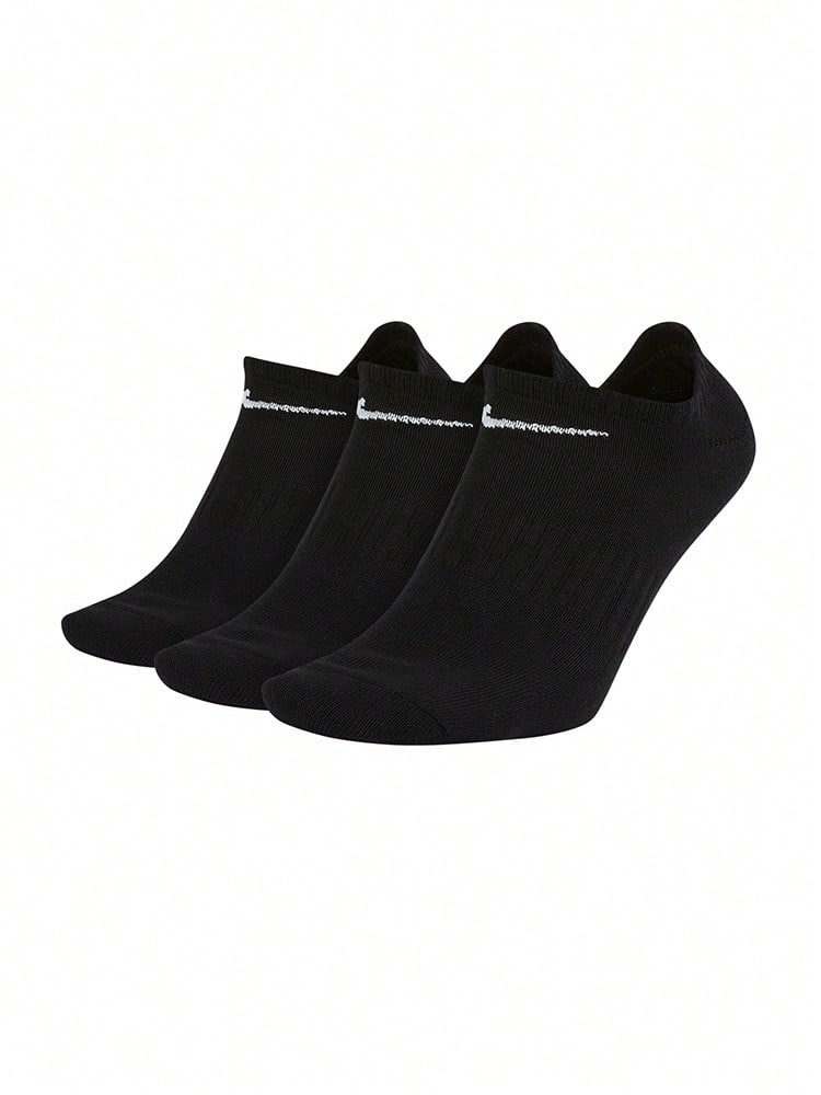 Nike Unisex Socks 2026 New DRI-FIT Training Sports Fitness Support Soft Comfortable Breathable Crew Socks 3-Pack SX7678-010 - Black - View 1