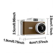 Nuova fotocamera digitale CCD per fotografia, autofocus aggiornato, 48MP 1080P, schermo ribaltabile da 2,4 pollici a 180°, fotocamera portatile da viaggio, mini fotocamera digitale da portachiavi, adatta per principianti, regalo di compleanno e Natale per ragazzi e ragazze, 600mAh - Multicolore - Visualizzare 32