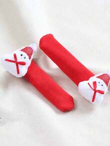 1pc Christmas Door Handle Decoration Set, Includes Bell Reminder And Detachable Hanging Ornaments (Santa Claus, Reindeer, Christmas Tree, Stocking) - Easy-To-Stick Hook, Suitable For Indoor And Outdoor Holiday Door And Cabinet Decoration - Durable - Door Hanging Decoration, Christmas Decoration, New Year - Multicolor - View 14