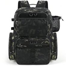 NEWHEY 45L Fishing Backpack With Rod Holder And Waterproof Rain Cover, 900D High-Strength Adjustable Compartment Fishing Gear Storage Bag - Men's/Dad's Gift - Multicolor - View 16
