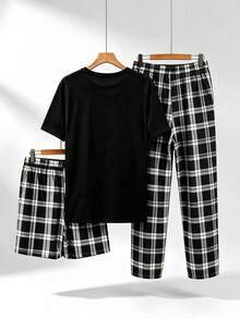 Men Loungewear Sets - Black - View 2