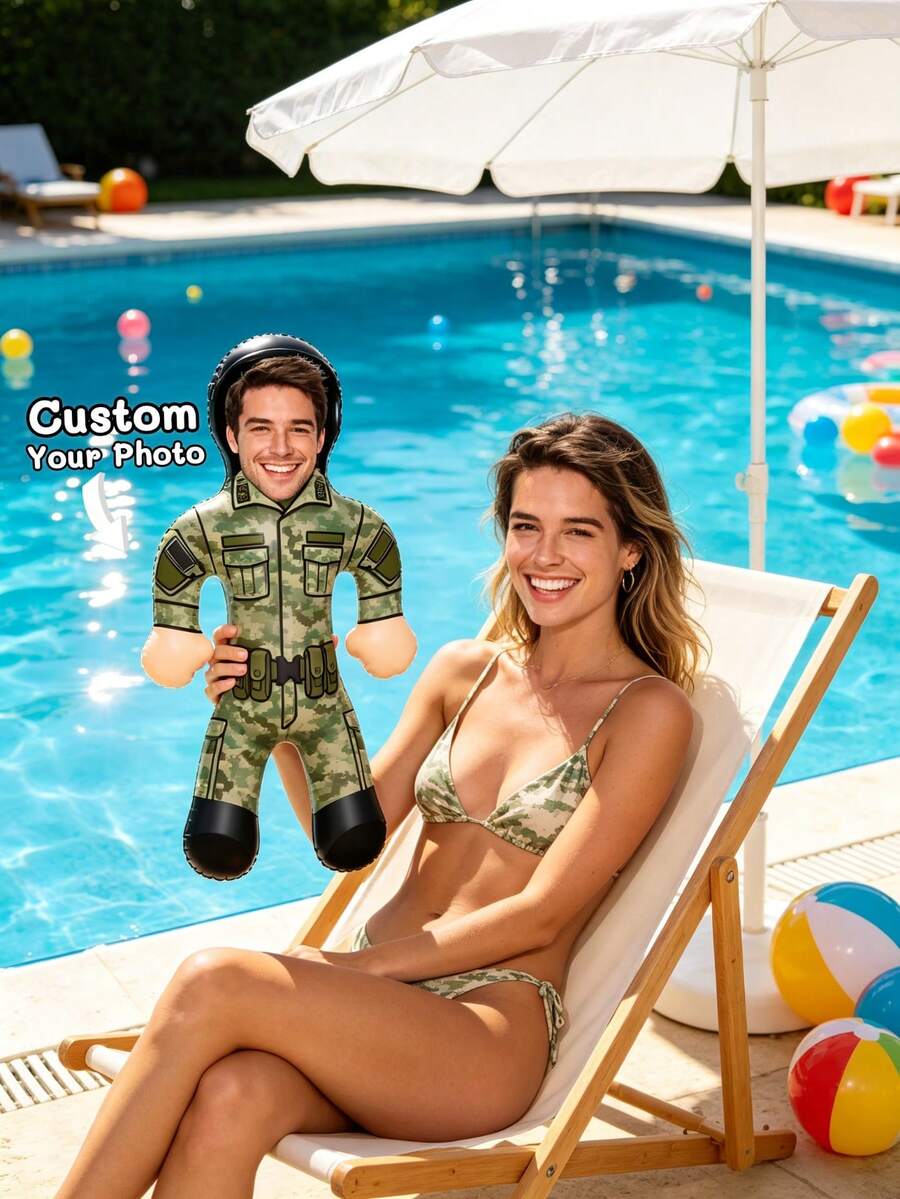 1Pc Personalized Inflatable Blow Molding,Custom Your Photo,Hilarious Bachelorette Party,Bride Gift,Inflatable Man,Wedding Favor,Special Occasions