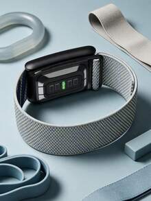 5.0/MG SuperKnit Watchband – ECG Compatible, Signature Performance Knit – Not Compatible With Gen 4 - Dusty Blue - View 4