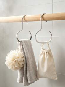 1 Set Hat Storage Rack Hooks, Multi-Layer Hanging Closet, Hat Organizer, Scarf & Clothing Storage Tool, Dust-Proof, Home Decor Room Decoration, Holiday Supplies Storage, Practical Back To School & Christmas Gift, Under Sink Cabinet Bathroom, Under Sink Storage Rack, Storage Rack, Closet Shelf System, Office Supplies & Accessories - Multicolor - View 3
