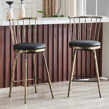 Bancos de bar - Preto - Ver 1
