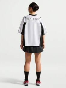 Nike Women's AS W NK STREET Pleated Mini Skirt Woven Skirt IO9612-010 - Dark Grey - View 5