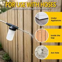 Adjustable Powder Duster With 4 FT Extension Pole, Manual Pump Sprayer For Diatomaceous Earth And Fine Garden Powder, Handheld Dispenser Tool For Home And Yard Maintenance - Yellow Powder Duster - View 8
