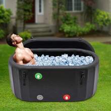 YUNRUX Ice Bath For Athletes, Inflatable Bathtub, Freestanding Bathtub - C - View 9