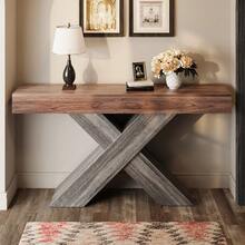 Coffee Table Walnut - Side Table Brown - Walnut - View 11