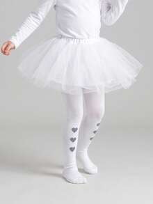 3 Pairs Baby Tights With Skirt, Simple And Cute, Suitable For Baby Girls' Daily Wear - Multicolor - View 8