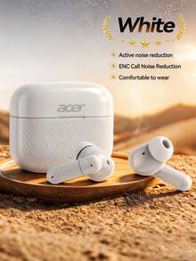 Acer OHR636 In-Ear Wireless Bluetooth Earbuds, Bluetooth 5.4, Dual Noise-Canceling Silicone Microphone, 28dB Call Noise Reduction, Clear Voice, Suitable For Daily Commute, Binge-Watching, Video And Music Playback, Compatible With Android/IOS Systems - View 15