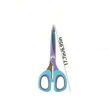 1/3pcs Scissors Set, Sharp Stainless Steel Fabric Craft Scissors, Comfortable Soft Grip Handle, Multi-Purpose Cutting Tool For Sewing, Tailoring, Embroidery, Scrapbooking, Office, Home, Art DIY, Iridescent Titanium Coated, Sewing Gift - A- electroplating color - View 11