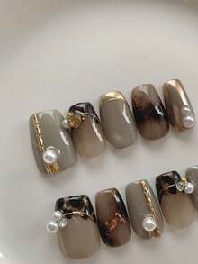 Approx. 3pcs Random Mixed Fine Snake Bone Metal Chain Accessories, Available In Gold, Rose Gold, And Silver Tones, Thin And Lightweight Chain Body With Delicate Faceted Sparkle, Minimalist And High-End Texture, Suitable For Exquisite And Subtle Decorative Matching - Multicolor - View 2