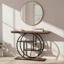 Sofa & Console Tables - Brown - View 5