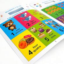 Lachilly French Alphabet And Numbers Learning Book, Multi-Theme Early Learning Activities, Interactive Learning Supplies,Classroom Resources Study Aids - French Letters & Numbers Learning - View 7