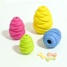 Bumpy Grenade Pet Treat Dispenser Toy, Rubber Chew Toy For Dogs, Teething Toy, Machine Washable And Freezable - Multicolor - View 7