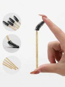 11pcs/Set Eyelash Tool Set Featuring A Black Eyelash Curler With A Butterfly-Style Handle, 5 Replacement Silicone Pads, And 5 Eyelash Brushes-An Essential Beauty Kit. Perfect For Creating Stunning Lashes And Suitable For All Eye Shapes. - Multicolor - View 5