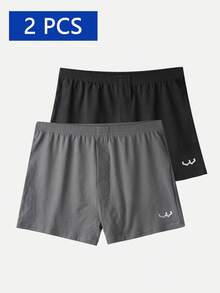 2pcs/Pack Men's Cotton Comfortable Lounge Pants - Multicolor - View 12