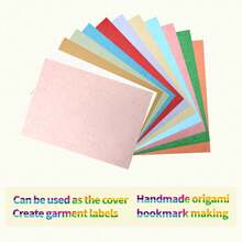 Cover Paper, Flat Paper, Binding Cover, Printable Multi-Purpose Paper, Colored Wood Pulp Paper, A3, A4, A5, Leather Texture Paper, Thickened 180g Hard Card Paper, Handmade Origami, Cover Paper, Premium Leather Texture Paper Suitable For Art Books, Bids, Magazine Covers, DNy Handicrafts, Handmade Decorations And Creative Activities. - A - View 8