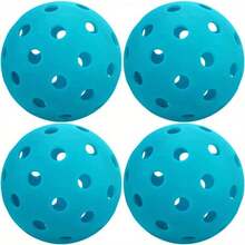3 quả bóng Pickleball 40 lỗ cho thể thao ngoài trời, bền, nảy cao, hiệu ứng thị giác tốt - trắng - Xem 10