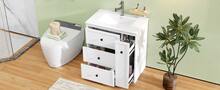Furniture White 76 X 46 X 82 Cm - 白色 - 查看 4