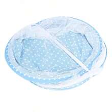Accesorio para cuna Mosquitera plegable para bebé, tienda portátil para cuna, dormitorio, exterior - Azul - Ver 2