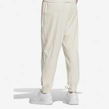 Adidas Women's Sports Casual Knit Comfortable Loose Breathable Jogger Pants - White - View 3