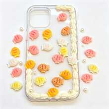 25pcs Mini Fish Resin Charms Macaron Pendant, Suitable For DIY Bracelets, Necklaces, Keychains, Earrings And Other Crafts - SC45 - View 4