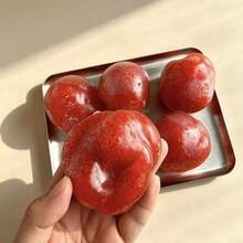 1pc Watermelon Sand Crisp ASMR Sound, Slow Rebound Stress Relief, Watermelon Ice Ball Sand Texture Squeeze Toy, Fun And Cute Gift, Birthday Gift, Easter Gift, Halloween Gift, Christmas Gift, Party Gift Squishy, Squishy Toys, Squishy Stress Toy, Dumpling Squishy - Multicolor - View 5