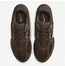NIKE V5 RNR Men's Dark Brown Retro Thick Sole Casual Shoes | Layered Mesh 3D Swoosh Millennium Sport Style II6292-200 - Maroon - View 4