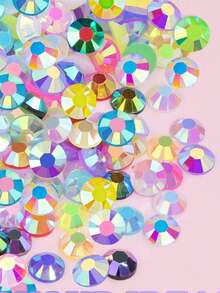 35,000pcs Resin Jelly Rhinestone Set, 48 Colors 3mm Flat Back Rhinestones With Tools, DIY Handmade Craft Gift Nail Art Nail Decoration All-In-One Sparkling Rhinestone Set - Multicolor - View 8