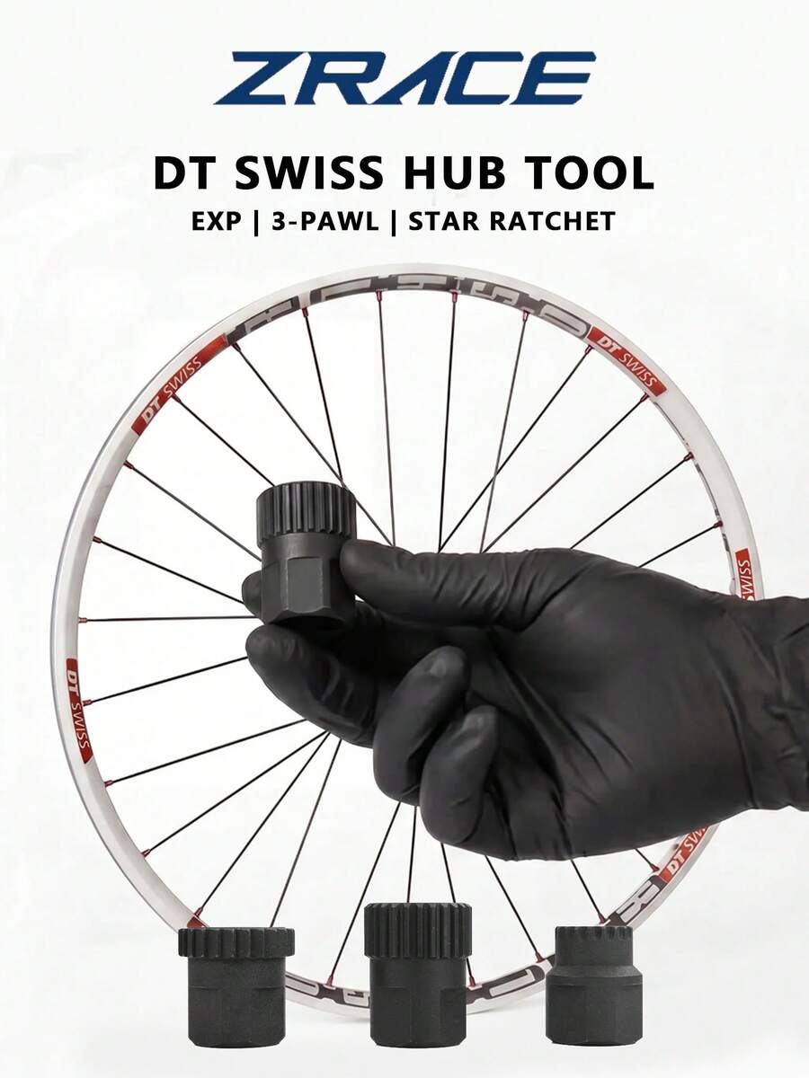 ZRACE DT SWISS Ratchet Tool – For 180/240/350 EXP, 1900 Wheel & More - Black - View 1