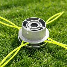 1pc 73mm Diameter High Hardness Anti-Drop Wear-Resistant No-Disassembly Thickened Matte Aluminum Alloy Weeding Head For Garden, Farm, Yard, All-Season Weeding And Land Clearing - Grass Trimmer (frosted Aluminum) - View 5