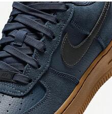 Nike Women's AIR FORCE 1 LV8 2 Casual Lightweight Skate Shoes HV4760-400 - Navy Blue - View 6