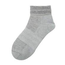 Adidas 3雙男女通用運動襪 SPW ANK SOCK 灰色短踝運動休閒襪 JC9268 - 黑色/中麻/白 - 查看 7