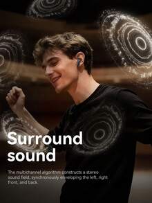 Acer OHR636 In-Ear Wireless Bluetooth Earbuds, Bluetooth 5.4, Dual Noise-Canceling Silicone Microphone, 28dB Call Noise Reduction, Clear Voice, Suitable For Daily Commute, Binge-Watching, Video And Music Playback, Compatible With Android/IOS Systems - View 8